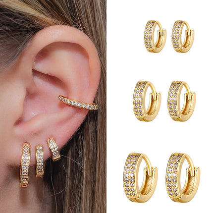 Women's Fashion Zircon Full Diamond Ear Clip