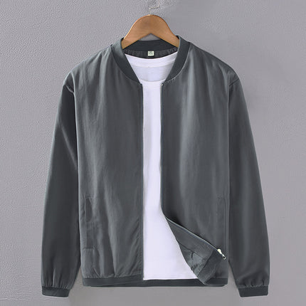 Solid Color Simple Jacket Men's Autumn Lightweight