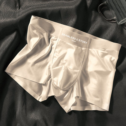Satin Light Luxury Men's Ice Silk Underwear