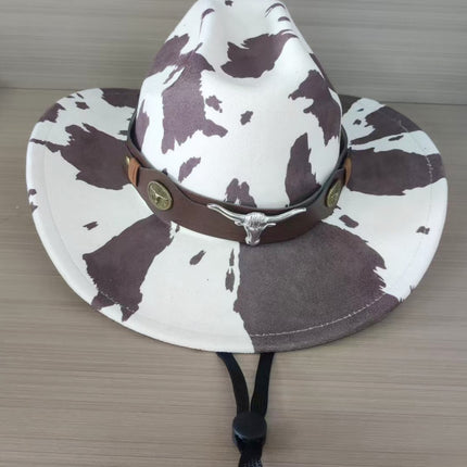 Curved Edge Western Cowboy Hat Men And Women