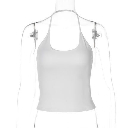 Sexy Backless Slim Fit Inner Hot Girl Slimming Halter Vest
