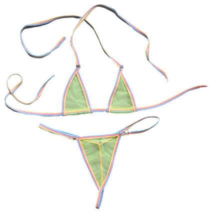 Simple Super Mini Bikini Girl T-back Sexy