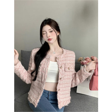 Short Chanel Coat Women's Multi-button Top