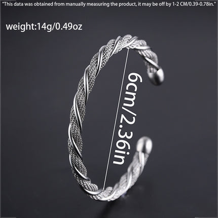 Twist Bracelet For Girls Titanium Steel No Fading