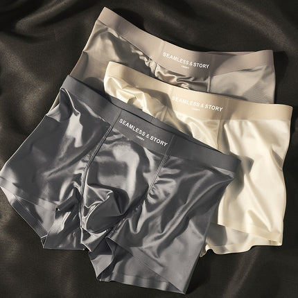 Satin Light Luxury Men's Ice Silk Underwear