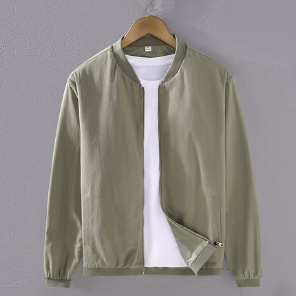 Solid Color Simple Jacket Men's Autumn Lightweight