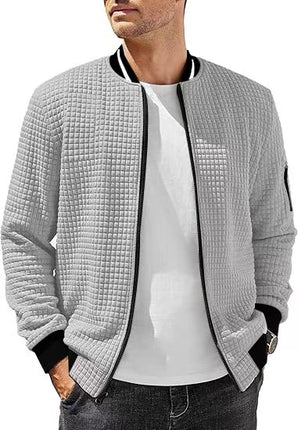 Men's Casual Fashion Stand Collar Jacket