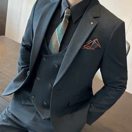 Men's High Quality Business Chemical Fiber Blended Formal Wear