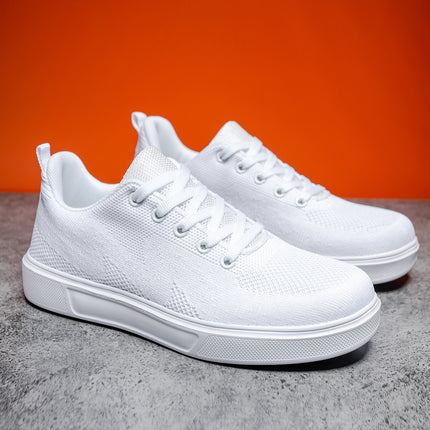 Light White Shoes Thick Bottom Sports Casual Borad Shoes