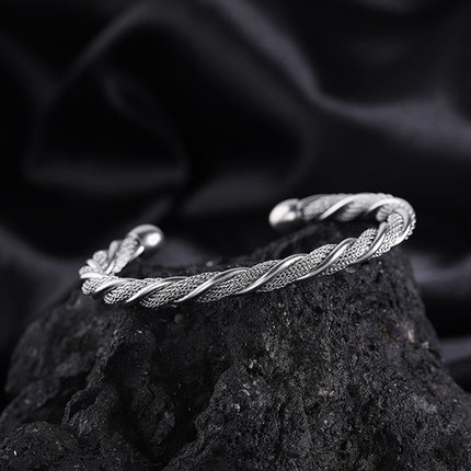 Twist Bracelet For Girls Titanium Steel No Fading