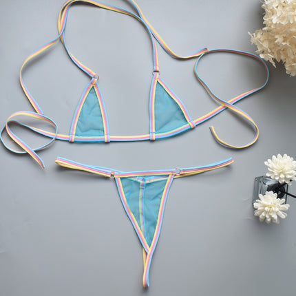 Simple Super Mini Bikini Girl T-back Sexy