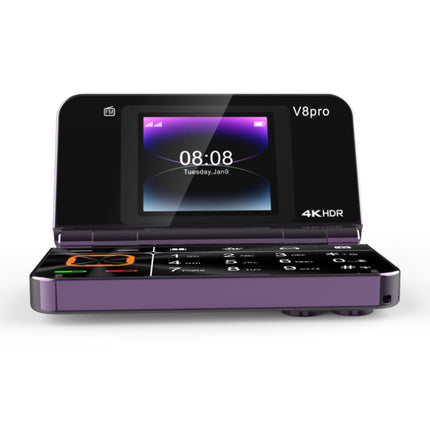 V8pro Dual Screen Folding Flip Function Mobile Phone