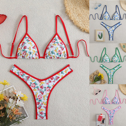 New Bikini Women's Seperated Swimwear Printing