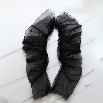 White Long Style Arms Hiding Bridal Gloves