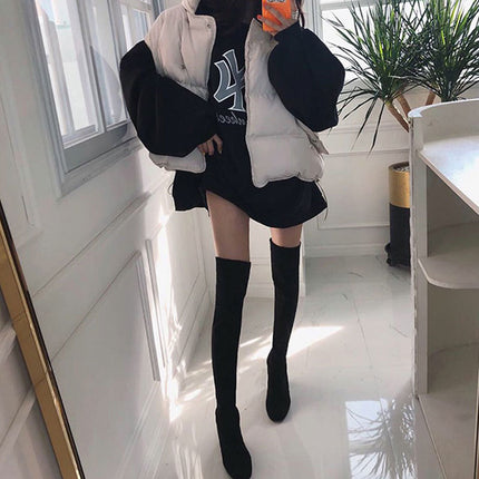 Women's Korean Style Lazy Style All-match Down Cotton Bread Coat Vest