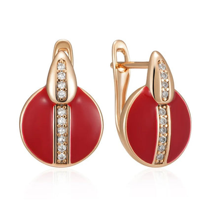 Fashion Personality Glossy Hollow Women's Earrings