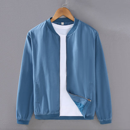 Solid Color Simple Jacket Men's Autumn Lightweight