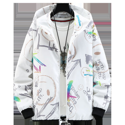 Trendy Colorful Handsome Student Fashion Brand Jacket