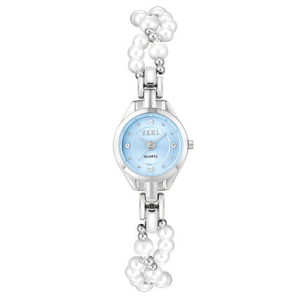 Mid-ancient Simple And Light Luxury Quartz Mini Round Elegant Steel Belt Casual Women's Watch