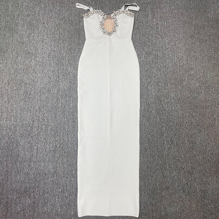 Camisole Dress Diamond Grenadine Sleeveless Evening Dress