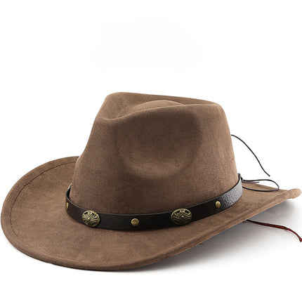 Curved Edge Western Cowboy Hat Men And Women