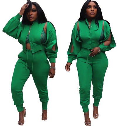 Ripped Women's Clothing Fashion Suit