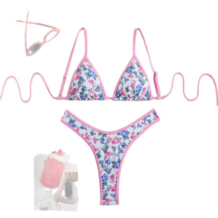 New Bikini Women's Seperated Swimwear Printing