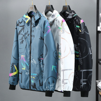 Trendy Colorful Handsome Student Fashion Brand Jacket