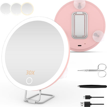 Charging Led Fill Light With Light Bracket Rotating Makeup Mirror