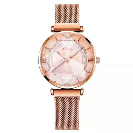 Women's Waterproof Magnetic Mesh Strap Watch