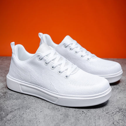 Light White Shoes Thick Bottom Sports Casual Borad Shoes
