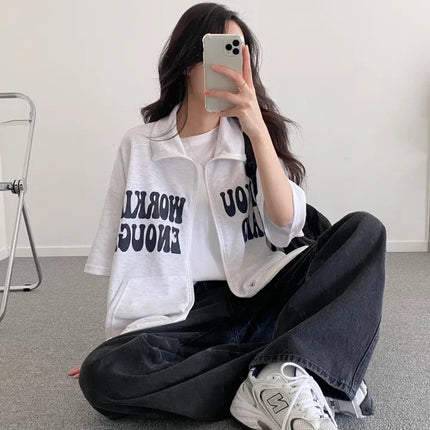 Korean Style Sweater Slightly Fat Girls Wear