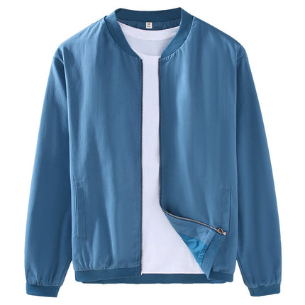 Solid Color Simple Jacket Men's Autumn Lightweight
