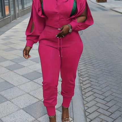 Ripped Women's Clothing Fashion Suit