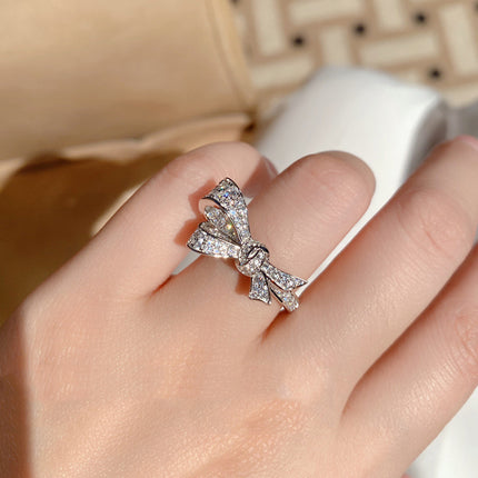 Three-dimensional Full Diamond Bow Wedding Women