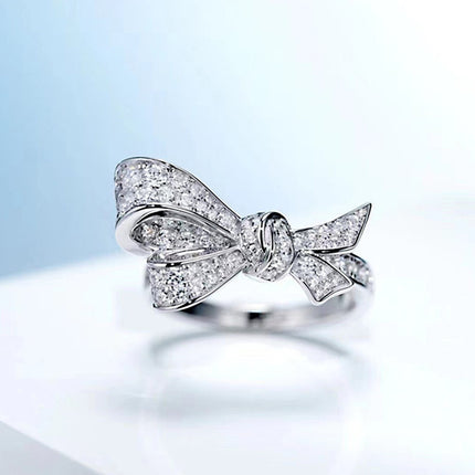 Three-dimensional Full Diamond Bow Wedding Women