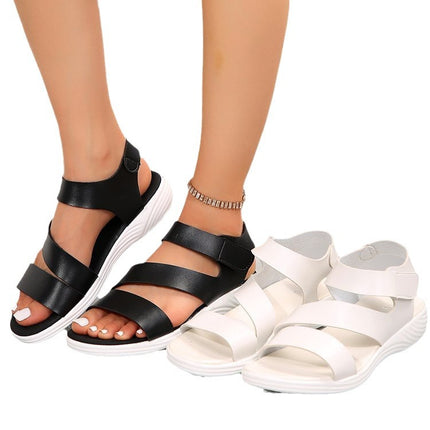 Plus Size Flat Magic Stick One-line Casual Fish Mouth Amazon Cross-border Sandals