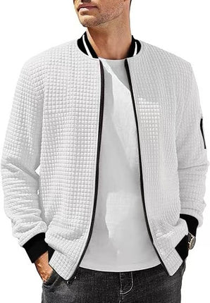 Men's Casual Fashion Stand Collar Jacket