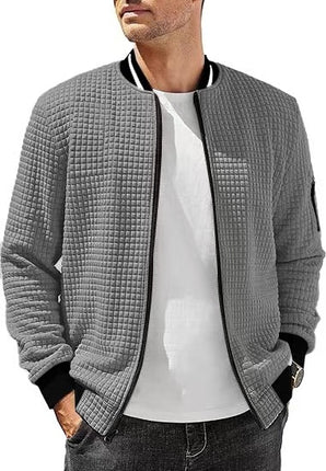 Men's Casual Fashion Stand Collar Jacket