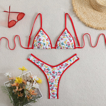 New Bikini Women's Seperated Swimwear Printing