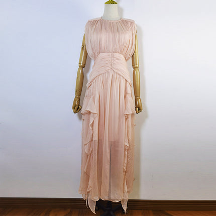 French Sexy Elegant Chiffon Dress New