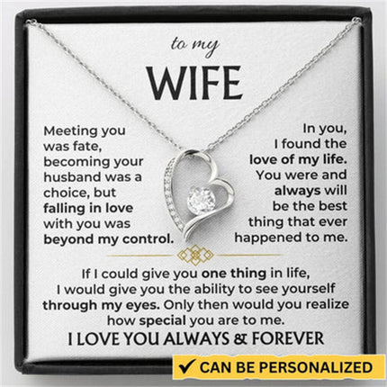 Hollow Love Necklace Pendant Valentine's Day Wife Gift