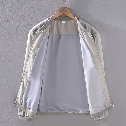 Solid Color Simple Jacket Men's Autumn Lightweight