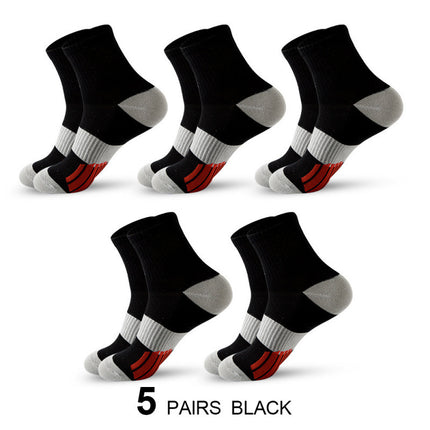 Men's Middle Tube Socks Color Matching Sports Basketball Socks