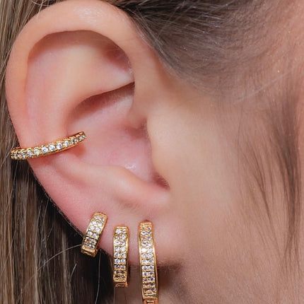 Women's Fashion Zircon Full Diamond Ear Clip