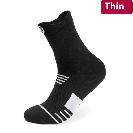 Running Socks Men's Basketball Stockings Thick Towel Bottom Terry-loop Hosiery