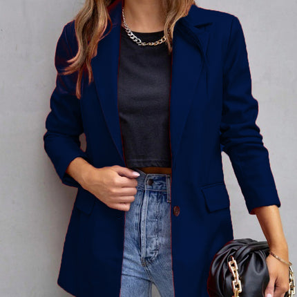 Casual Fashion Three-color Leather Coat
