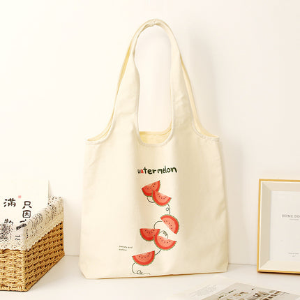 Women's Fashion Casual Print Tote Canvas Bag