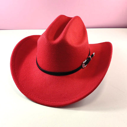 New One-word Top Big Brim Western Cowboy Hat