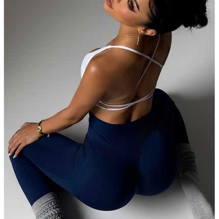 Women's Seamless High Waist Quick-drying Hollow Hip Raise Yoga Pants